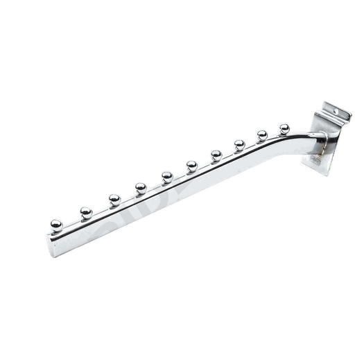 [002000] Geneigter Kleiderbügel für 10 Bälle, Leiste 35 cm