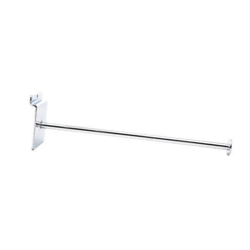 [001089] Colgador con tope para panel de lamas 30 cm 10 mm