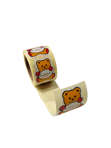 [014065] Autocollant pour toi petit ours 500 unités