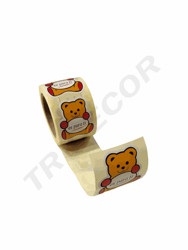 [014065] Stickere pentru tine ursuleț 500 de unități