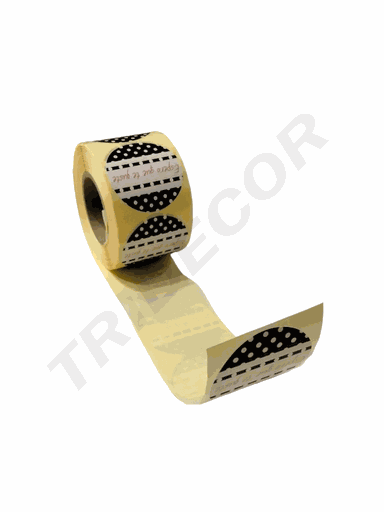 [014055] Autocolante Espero que gostes de fundo preto 500 rolos