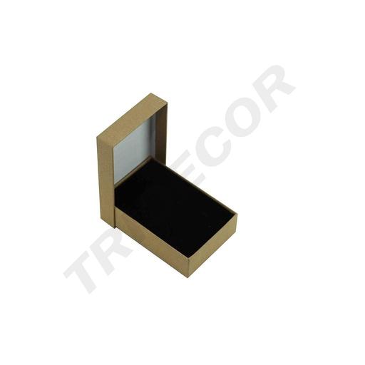 [010954] 牛皮色天地盖盒。Caja De Joyas De Color Natural. 8x12x3cm . 12 Unidades Por Paquete
