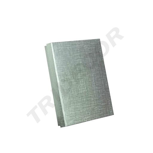 [010385] Caja De Joyería Color Plata 16X12X3 Cm 4 Piezas Por Paquete