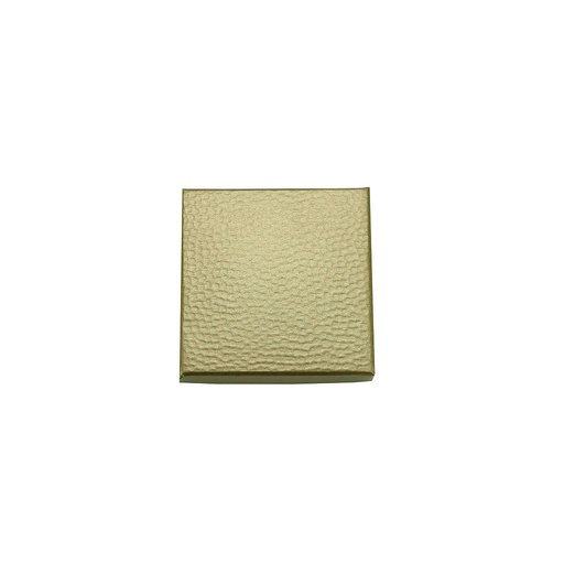 [010884] Cutie aurie cu material aspru, 6X6X2CM, 24 de piese