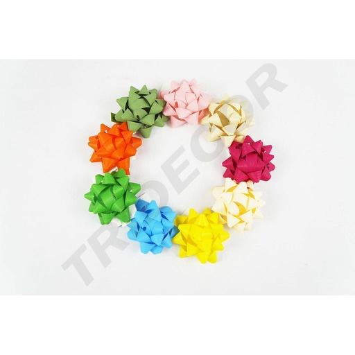 [014010] Adhesive Stars Various Colors 5X5X3cm 100 Units Per Box