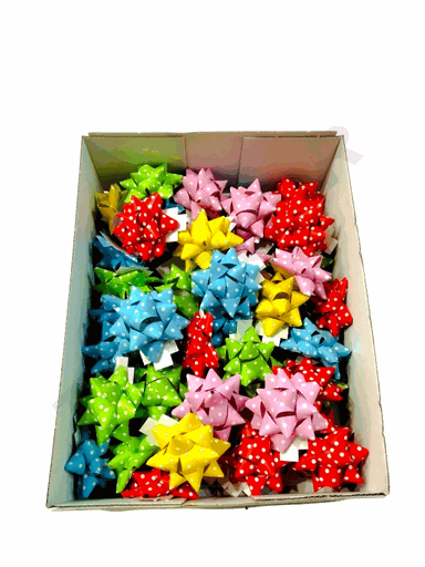 [8031653516695] Stele adezive de diverse culori pastelate cu puncte 15mm/50buc 31262/68262