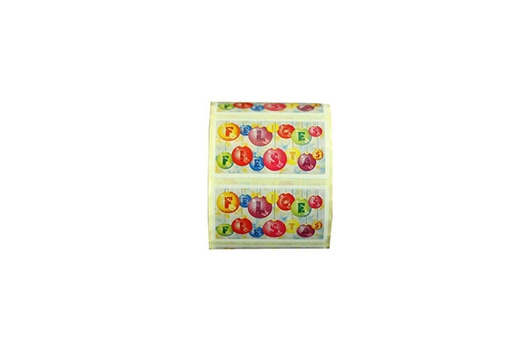 [014464] “节日快乐”圣诞理由贴纸 500 卷 Pegatina "Felices Fiestas" Motivo Navidad 500-Rollo
