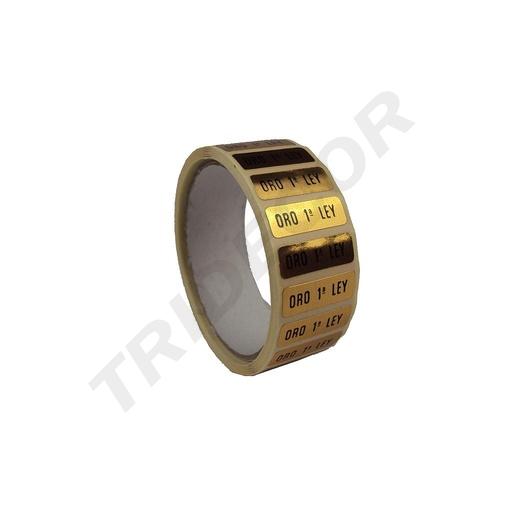 [014410] 黄金制作贴纸 Pegatina Oro 1ª Ley 500undes