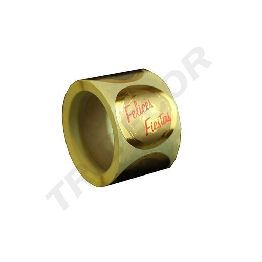 [014474] Boas Festas Fundo Dourado