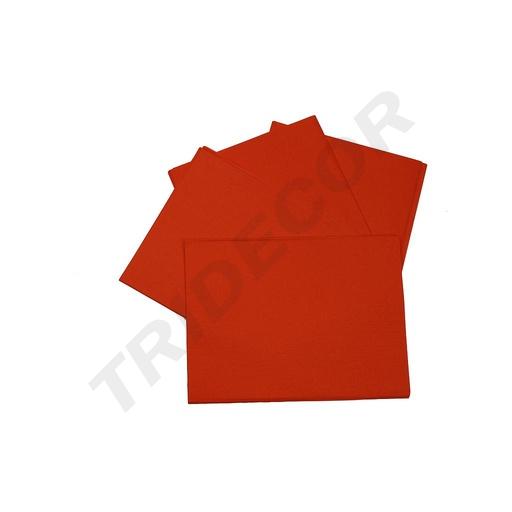 [014909] 橙色薄纸 75X50 100 张 Apel Seda Color Naranja 75X50 100undes
