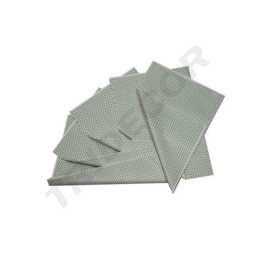 [014918] 银星白色薄纸 75X50 100 张 Papel Seda Fondo Blanco Estrellas Plata 75X50 100undes