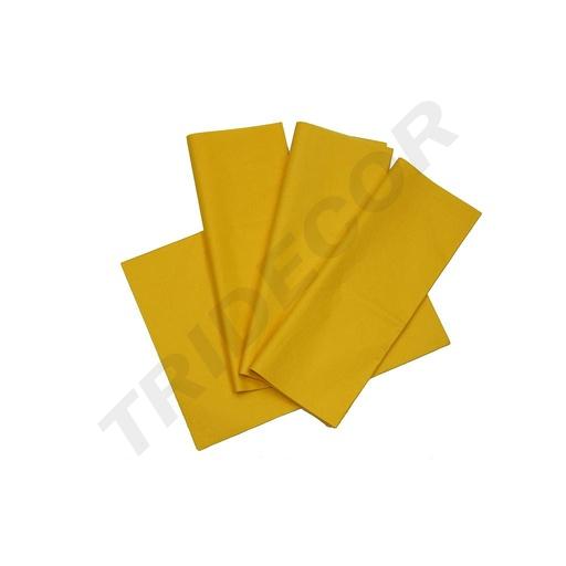 [014910] 黄色薄纸 75X50cm 100 张 Papel Seda Color Amarillo 75X50cm 100undes