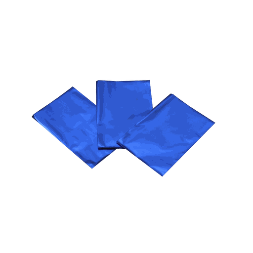 [010356] Bolsas Metalizadas Color Azul 15x10 Cm 100 Unidades