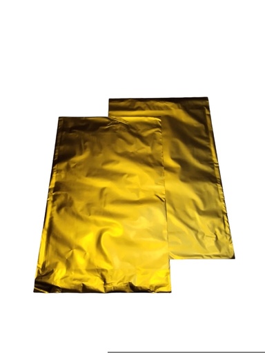 [0101062] Goldmetallische Umschläge mit Klebstoff, 40X60+6cm, 50 Einheiten