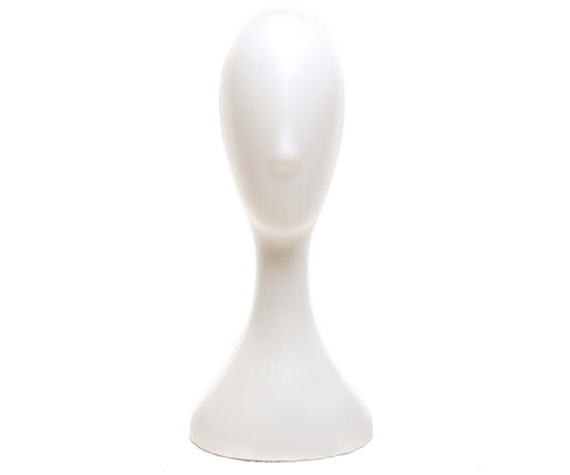 [040880] Tête en plastique blanc