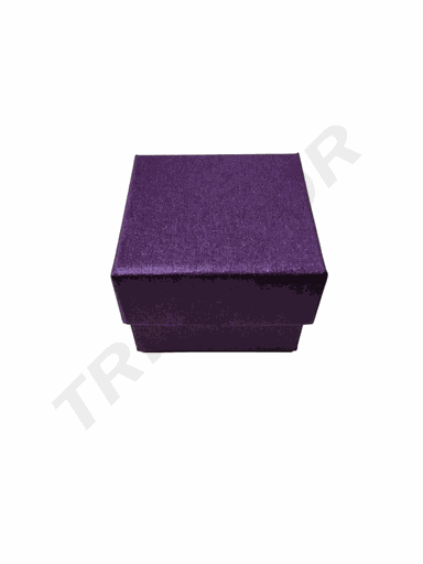 [010938] 紫色天地盖盒Cajita Joyería Violeta 5X5X3.5cm 24Uds/Paq