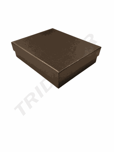[010956] 深棕色天地盖盒Cajita Joyería Marron 10X12X2cm 12Uds/Paq 20pq/caja