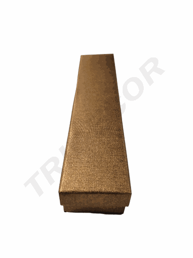 [010977] Cajita Joyería marron 4.5X22.5X3cm 12Uds/Paq