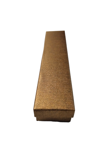 [010977] Cajita Joyería marron 4.5X22.5X3cm 12Uds/Paq