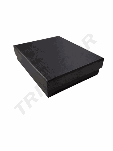 [010955] Cajita Joyería Negro 10X12X3cm 12Uds/Paq  20pq/caja