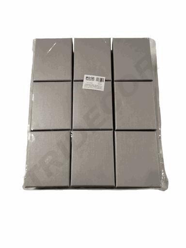 [010953] 银色天地盖盒Cajita Joyería Plata 7X9.2X3cm 18Uds/Paq  20pq/caja