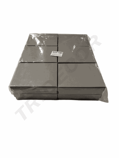 [010960] Silberne Schmuckschatulle 10 x 12 x 3 cm, 12 Stück/Packung