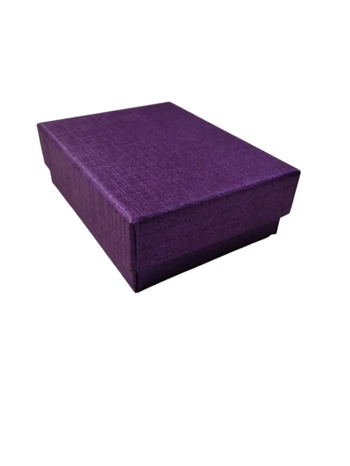 [010952] Boîte à Bijoux Violette 7X9,2X3cm 18 unités/Paquet