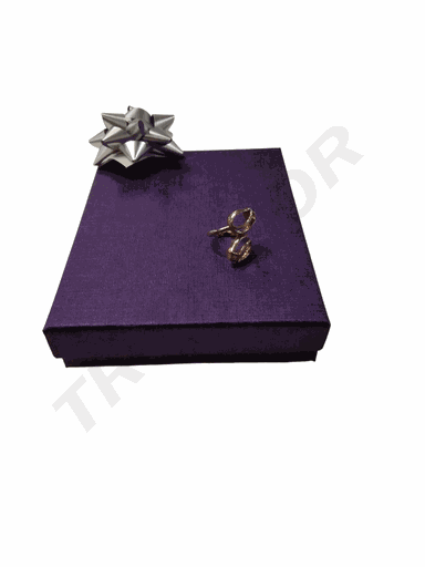 [010959] Cajita Joyería Violeta 10X12X3cm 12Uds/Paq  20pq/caja