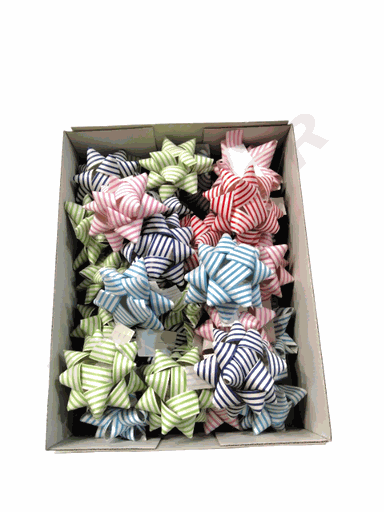 [8031653516701] Estrellas Adhesivas Rayas 50 unidades 15mm Varios Colores