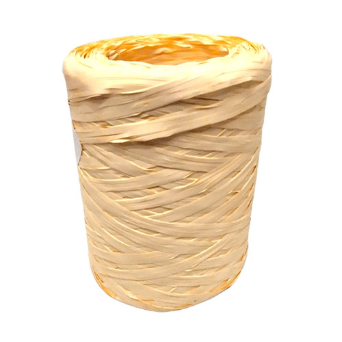 [8031653208156] Cinta De Rafia Color Crema 5 mm 200 Metros