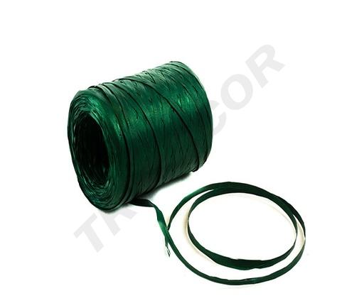 [8031653222343] Rollo Cinta Rafia 6802 5X200Mt Color 27 深绿色
