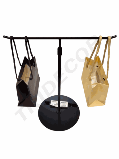 [0091061] Expositor para Bolsos Forma T negro Altura Regulable