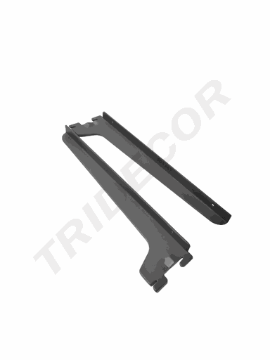 [002397] Simple gray shelf support for rack system, 30 cm