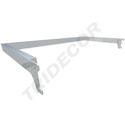 [006132] 槽壁用U形衣架Perchero en forma de U para Cremallera Cromado 58.7x28 cm