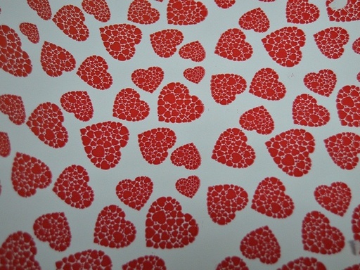 [014177] Papel de Regalo Estampado Corazones 31 cm 2kg