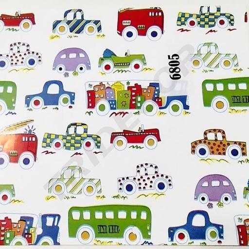 [014177] Papel de regalo para niños de vehículos 31cm