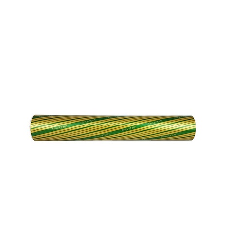 [014176] Wünschen Sie sich grünes und goldenes Geschenkpapier 62cm