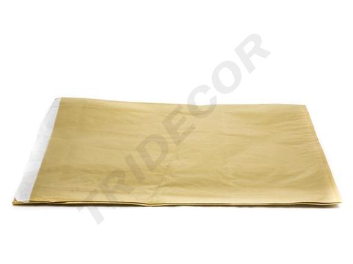 [010433] Auf weißem Papier 15+0X22 Gold Druck 40 Gr Verpackung