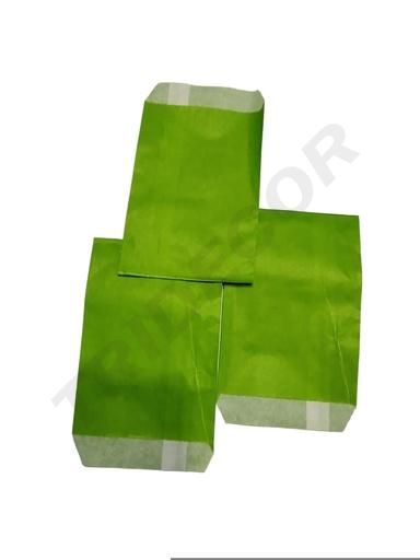 [010439] Enveloppe en papier verte 9+3X15 Pistache 40Gr