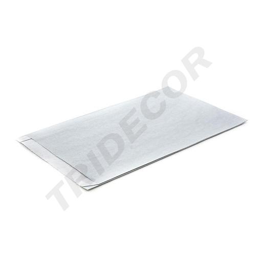 [010748] Envelope de Papel de Celulose Prateado 18+4X29cm 50 unidades