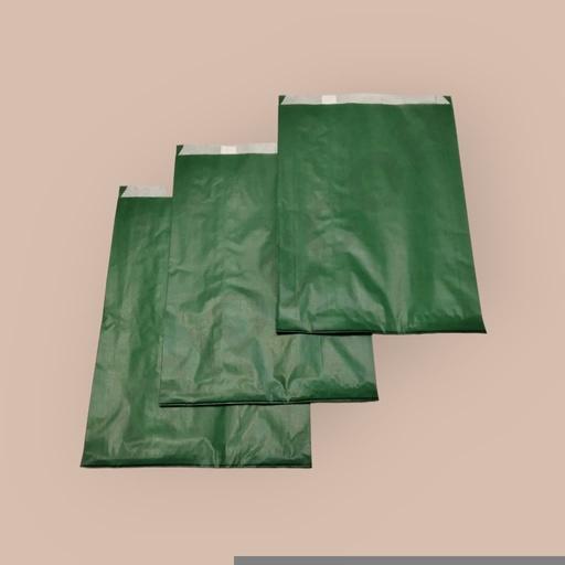 [010154] Busta di carta bianca 24+5X36+2 verde scuro 40 Gr 100 Unità/Pacco 10 Pacchi/Scatola