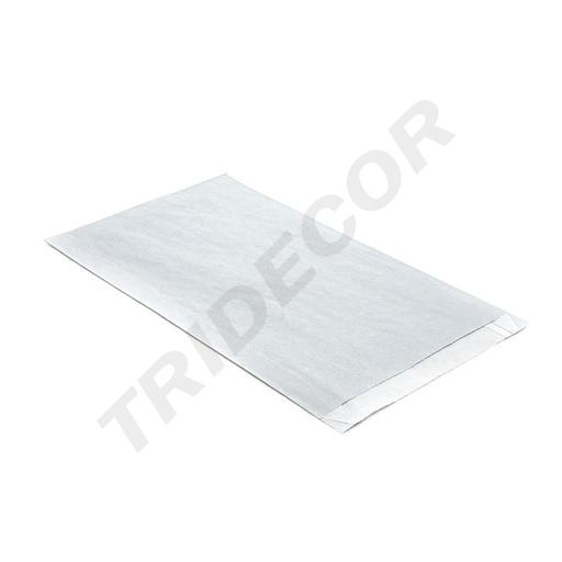 [010434] Silberner Zellulosepapier-Umschlag. Maße: 15x22cmcm