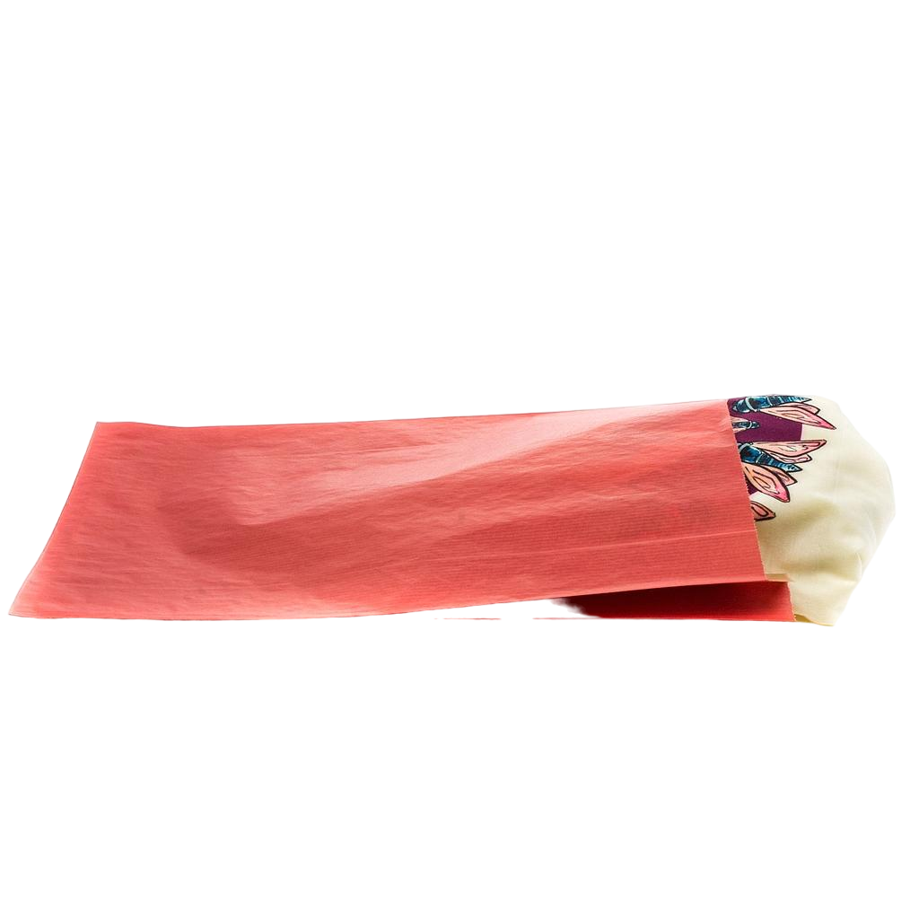 [010260] Enveloppe en papier kraft rouge 21+6.5X36cm 50 unités