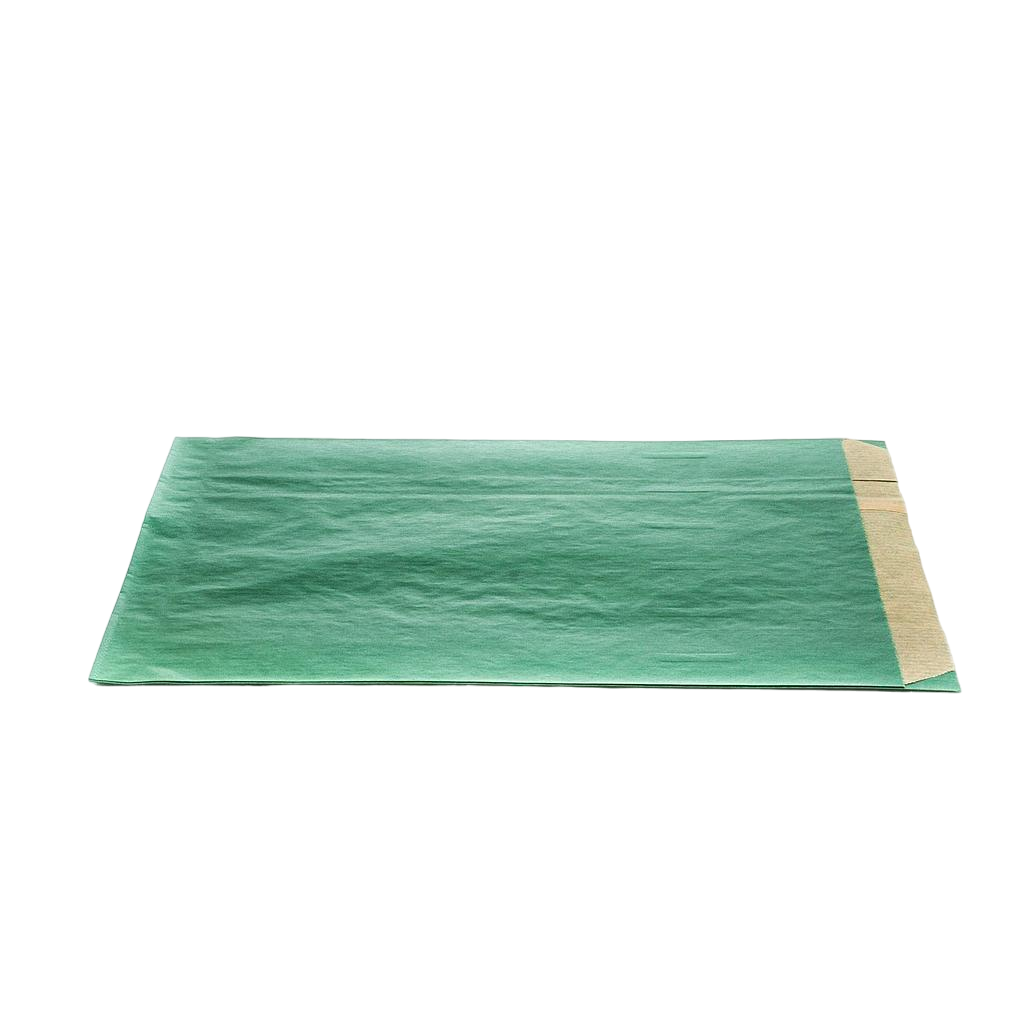 [010257] Dark Green Kraft Paper Envelope 18+7X27cm 50 units