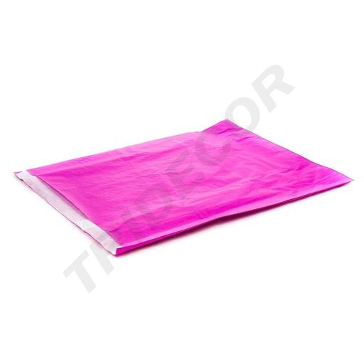 [010422] Plic din hârtie de celuloză fucsia 50X30+7,5cm