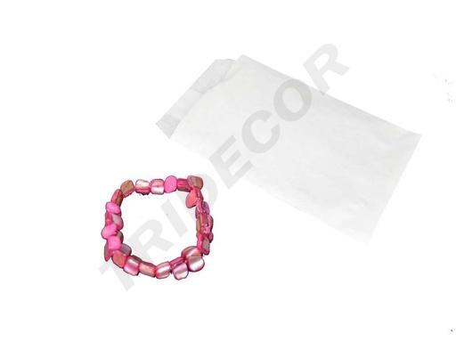 [010430] Weißer Zellulosepapier-Umschlag 9X16cm 100 Stück/Packung