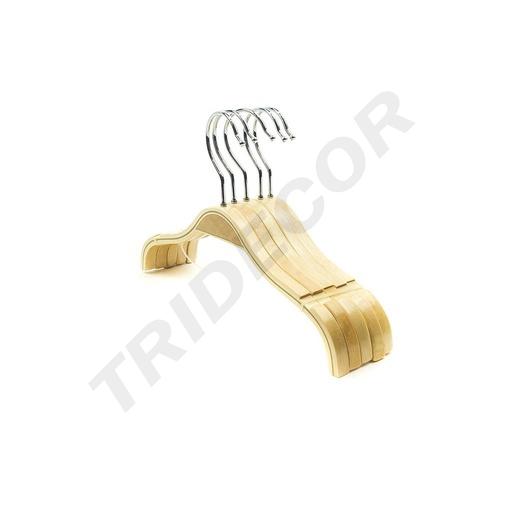 [005031] 胶合木儿童衣架Perchas-de-Madera-para-Ropa-Infantil 26cm 100/caja