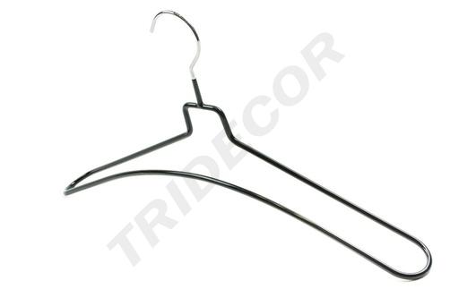 [005067] Transparent Rubber Lined Hanger 5 Units