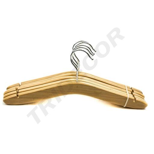 [005127] 儿童木质衣架 percha de madera para ninos 34cm 5unidades
