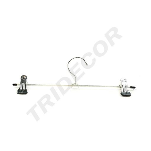 [005016] Children's Metal Hanger with Clips 10 units